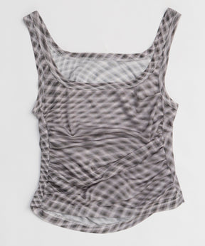 【26SPRING PRE-ORDER】Three-Piece Sheer Polo Top