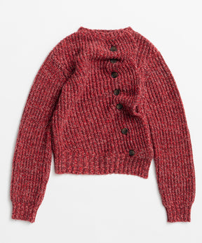 【26WINTER PRE-ORDER】Asymmetrical Frill Cardigan