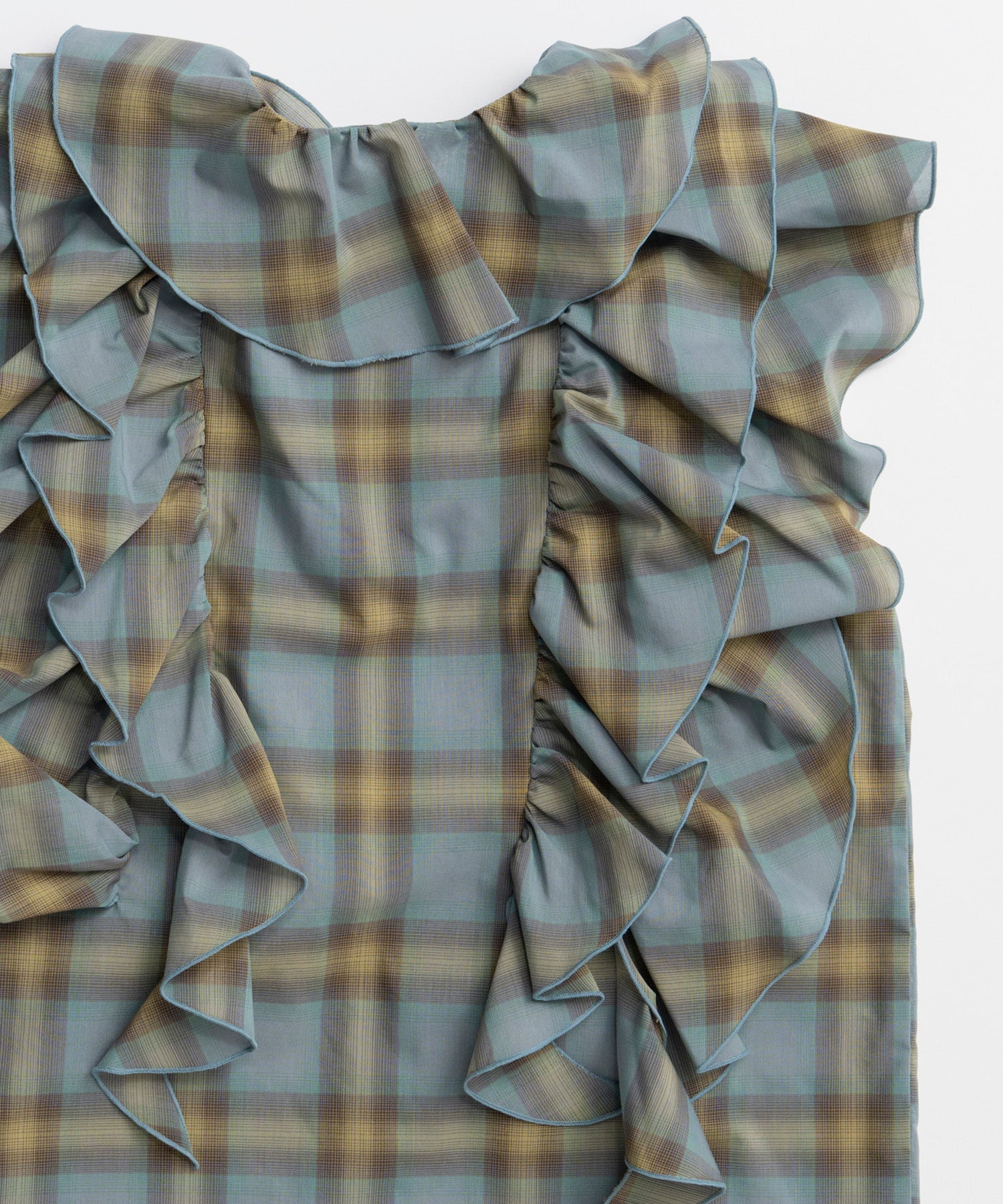 [2026Summer PRE-ORDER] Ruffle Check Shirts