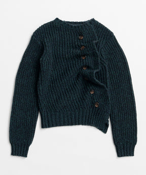 【26WINTER PRE-ORDER】Asymmetrical Frill Cardigan