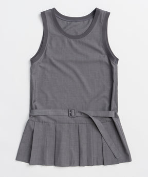 [2026Summer PRE-ORDER] Pleated Mini Jumper Skirt