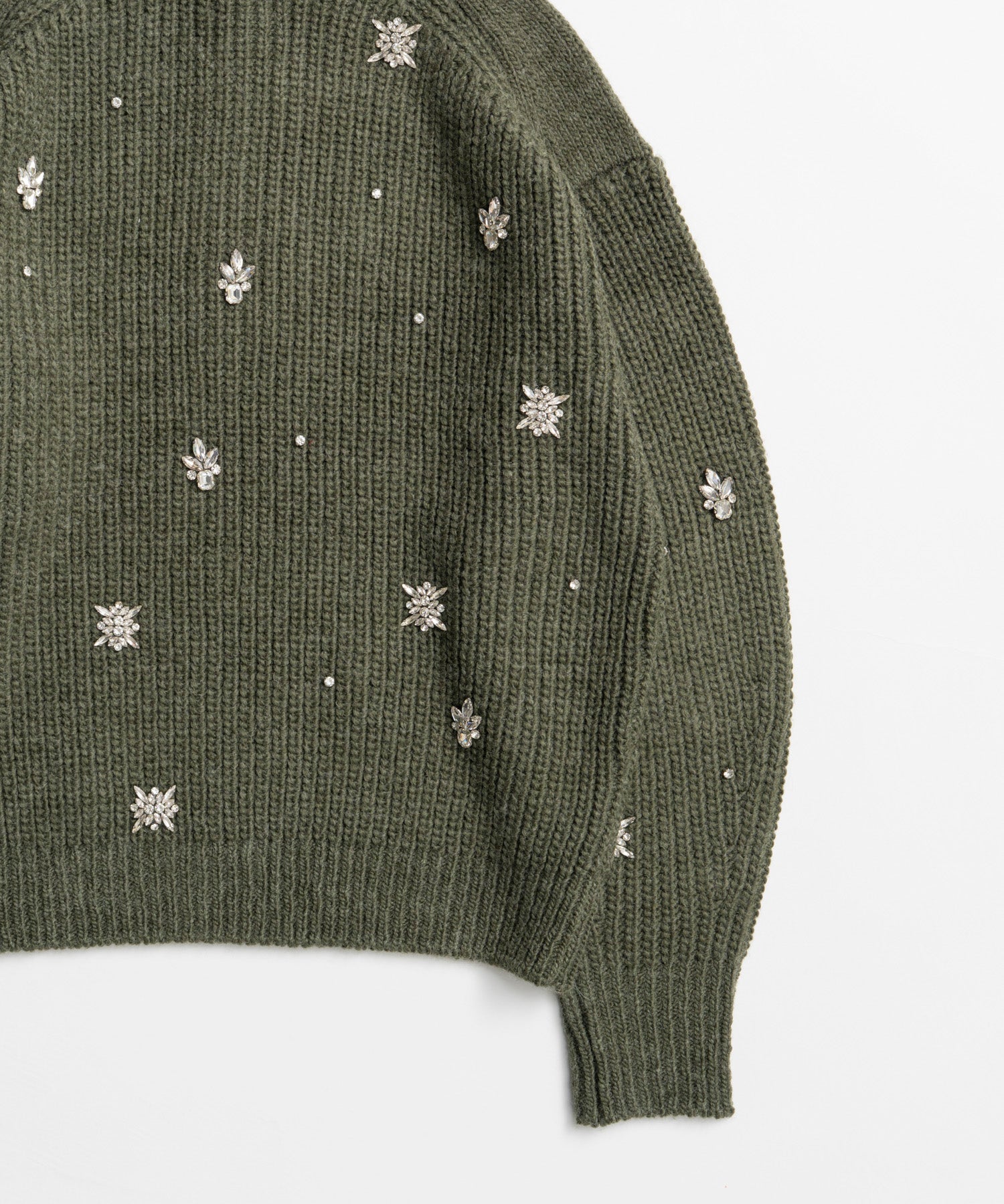 【26WINTER COLLECTION】Bijou Henley Neck Knit Top