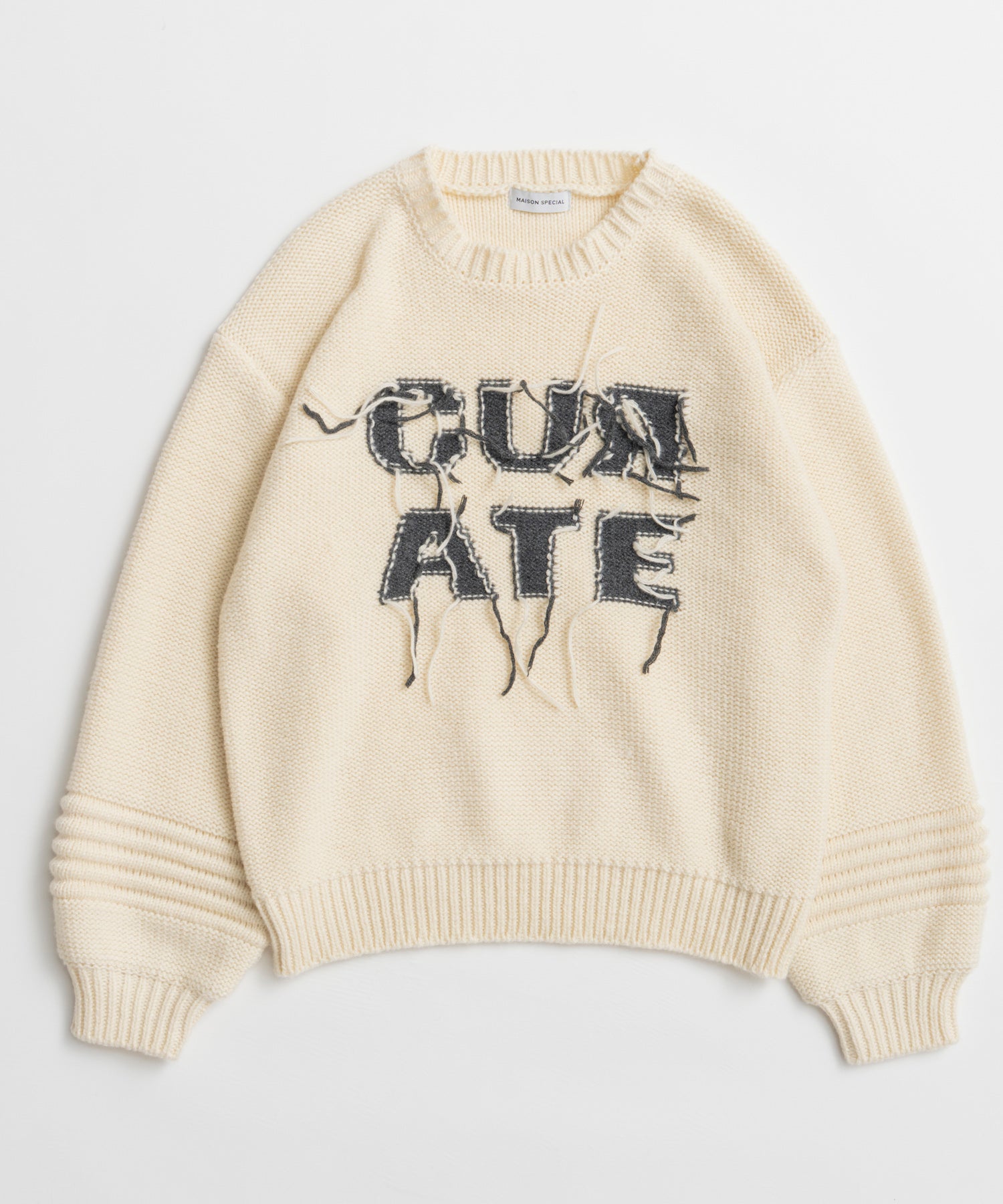 【26WINTER PRE-ORDER】CURATE Intarsia Knit Top