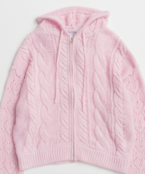 【26WINTER COLLECTION】Chunky Cable Knit Cardigan