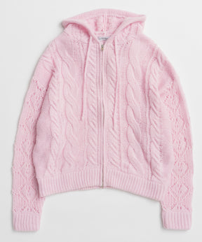 【26WINTER COLLECTION】Chunky Cable Knit Cardigan