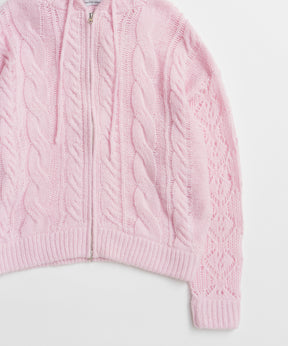 【26WINTER COLLECTION】Chunky Cable Knit Cardigan