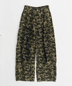 【25SPRING PRE-ORDER】Flower Camouflage Curve Pants