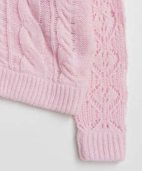 【26WINTER COLLECTION】Chunky Cable Knit Cardigan