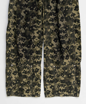 【25SPRING PRE-ORDER】Flower Camouflage Curve Pants