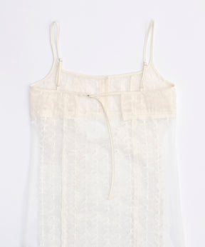 Tulle Ribbon Camisole Dress