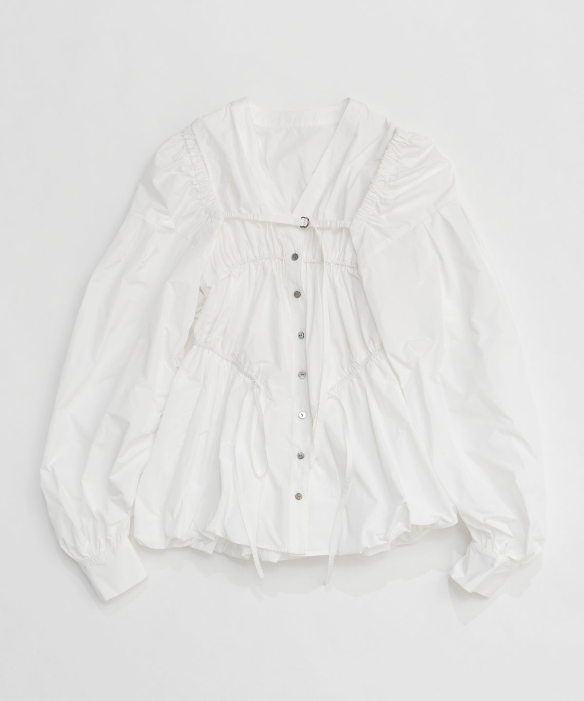 【25SPRING PRE-ORDER】Multiway Taffeta Blouse