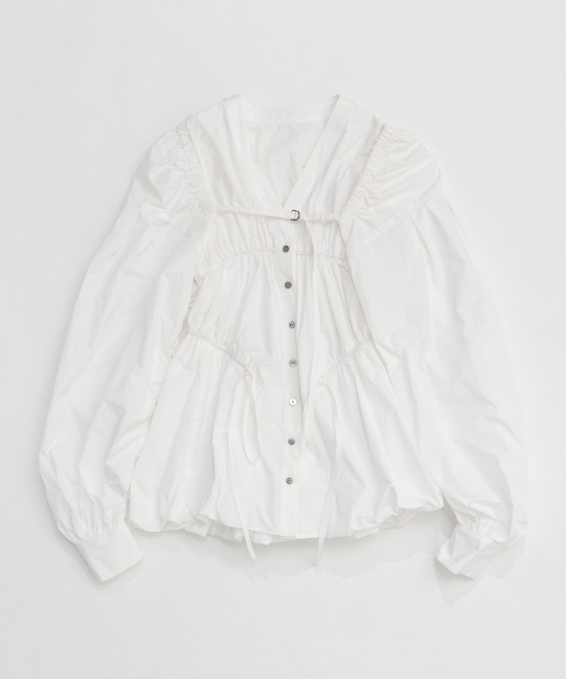 【25SPRING PRE-ORDER】Multiway Taffeta Blouse