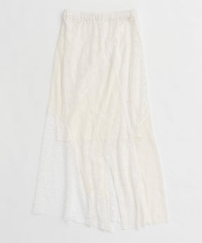 【25SPRING PRE-ORDER】Lace Fabric Docking Skirt