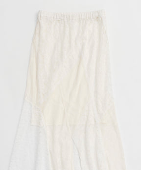 【25SPRING PRE-ORDER】Lace Fabric Docking Skirt