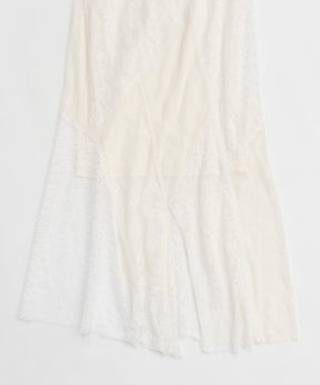 【25SPRING PRE-ORDER】Lace Fabric Docking Skirt