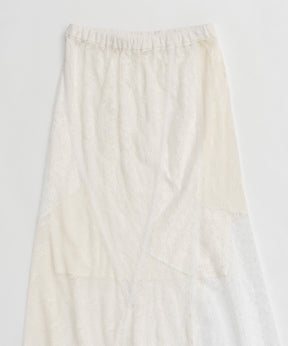 【25SPRING PRE-ORDER】Lace Fabric Docking Skirt