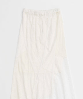 【25SPRING PRE-ORDER】Lace Fabric Docking Skirt