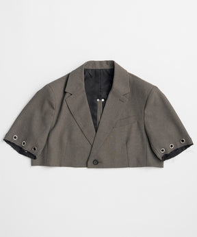 Eyelet Short Jacket