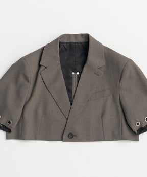 Eyelet Short Jacket