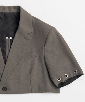 Eyelet Short Jacket