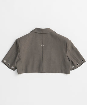 Eyelet Short Jacket