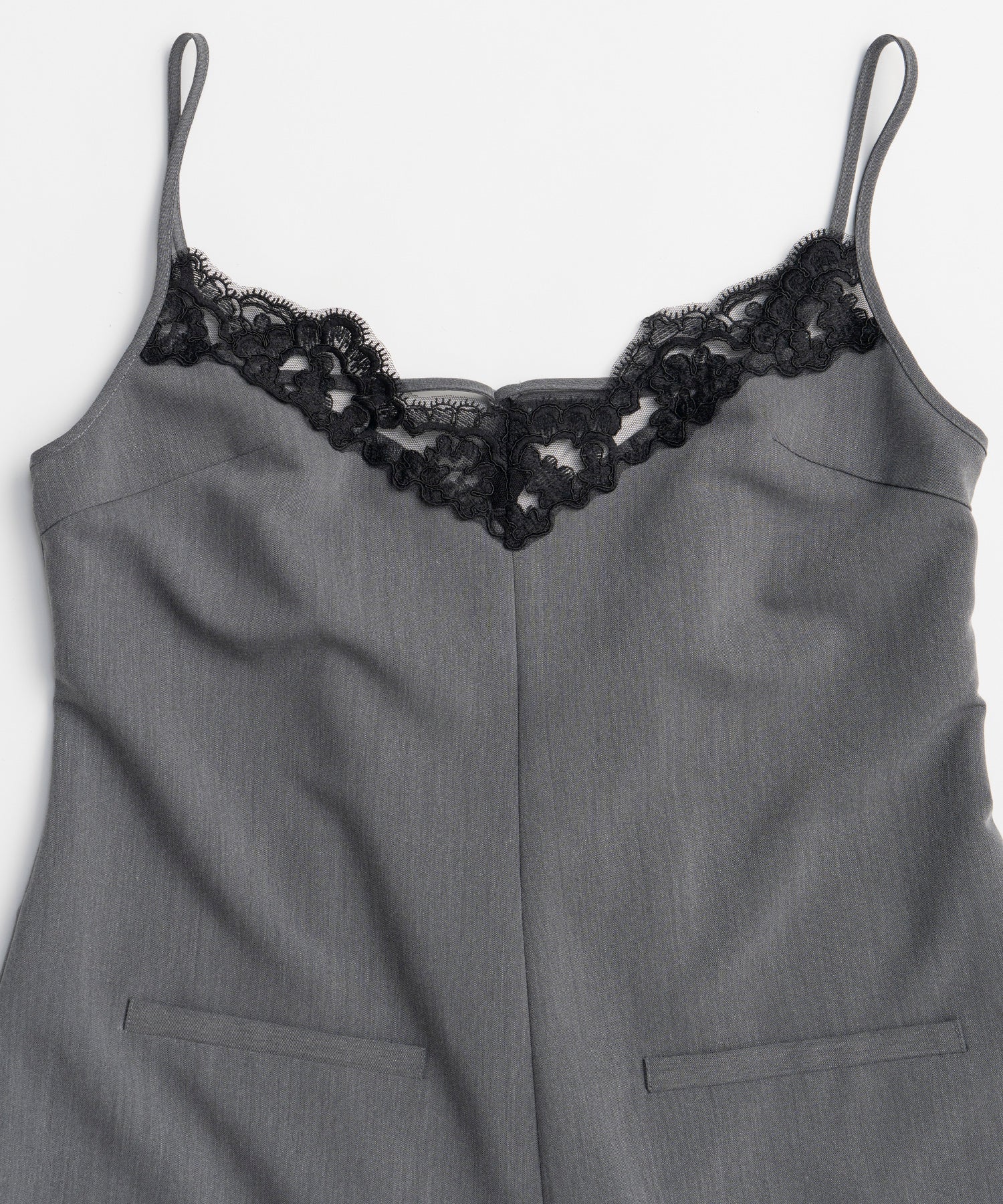 【2026Summer PRE-ORDER】Lace Trim Short Jumpsuit