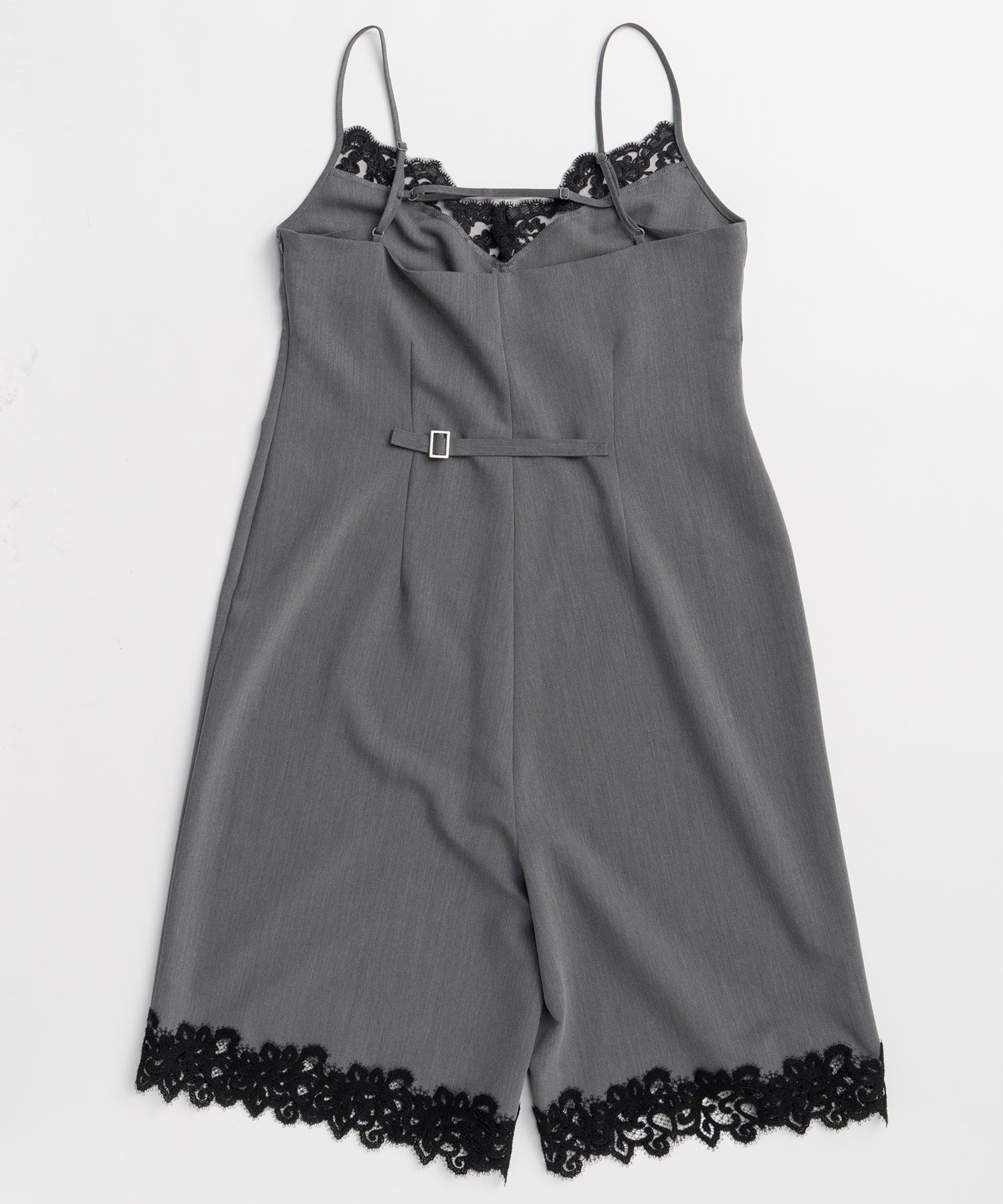 【2026Summer PRE-ORDER】Lace Trim Short Jumpsuit