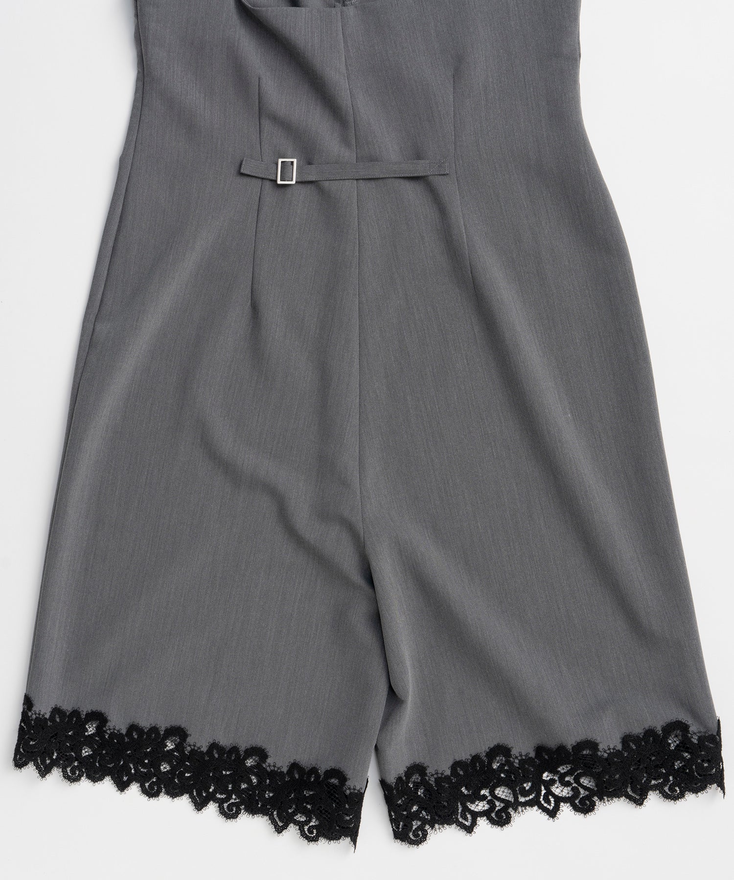 【2026Summer PRE-ORDER】Lace Trim Short Jumpsuit