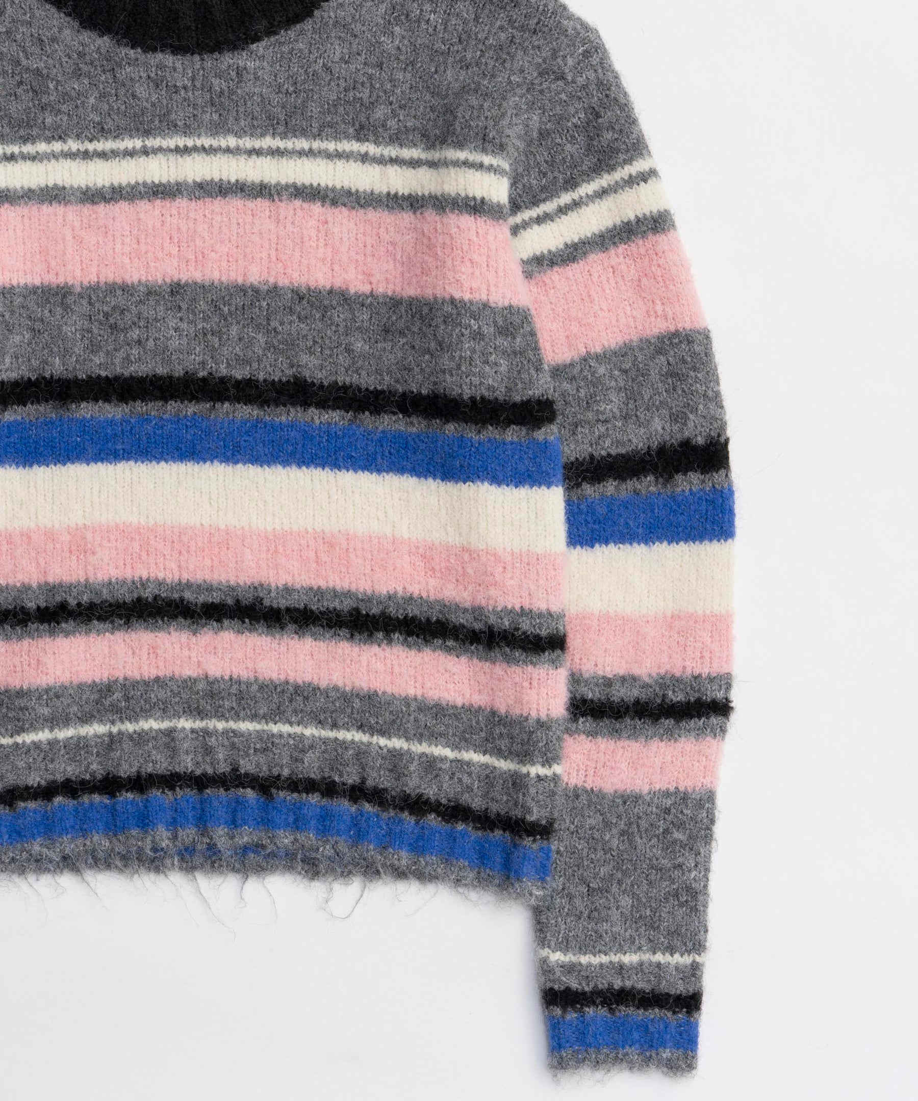 Multi-border Knit Top