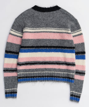 Multi-border Knit Top