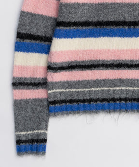 Multi-border Knit Top