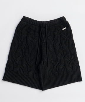[25WINTER PRE-ORDER] Cable Knit Shorts
