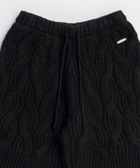 [25WINTER PRE-ORDER] Cable Knit Shorts