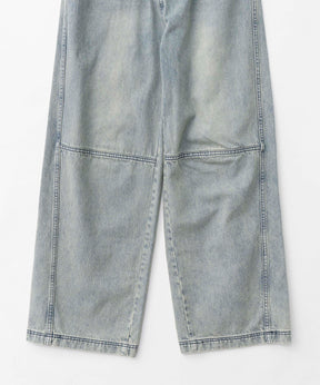 【24WINTER PRE-ORDER】Tulle Layer Denim Pants