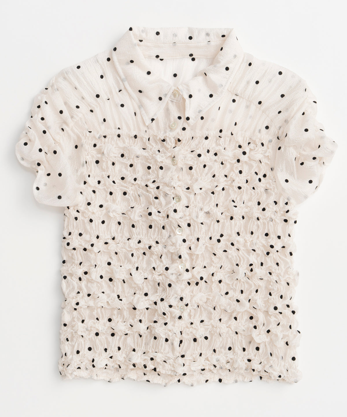 [2026Summer PRE-ORDER] Shirring French Sleeve Shirt