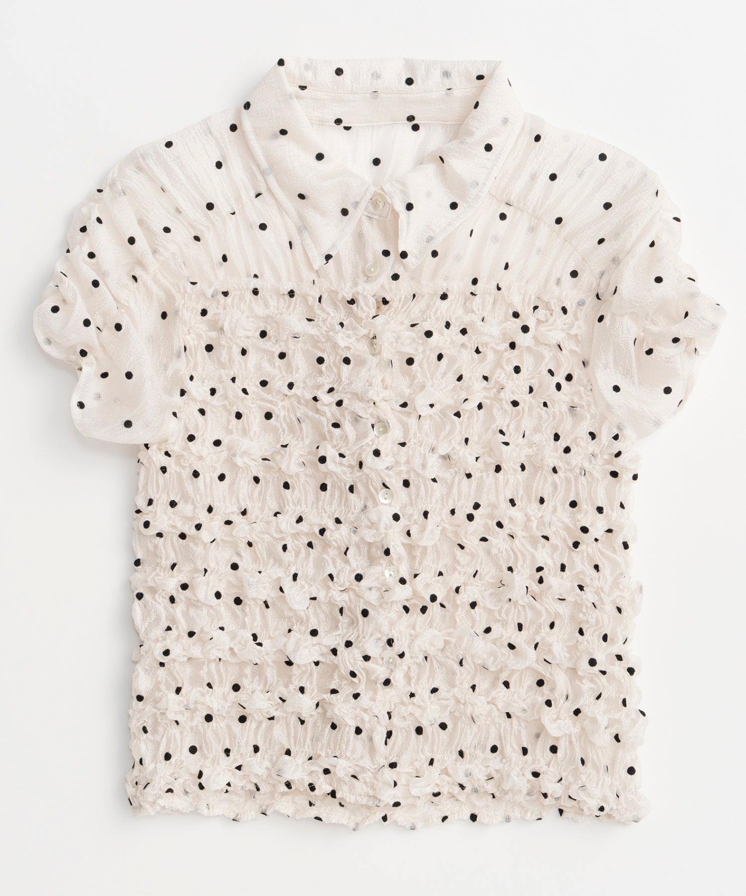 【PRE-ORDER】Shirring French Sleeve Shirt