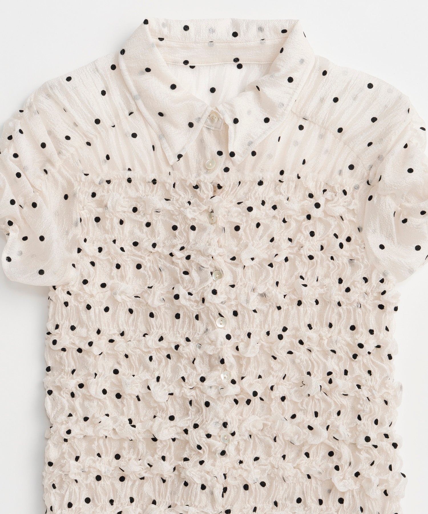 【PRE-ORDER】Shirring French Sleeve Shirt