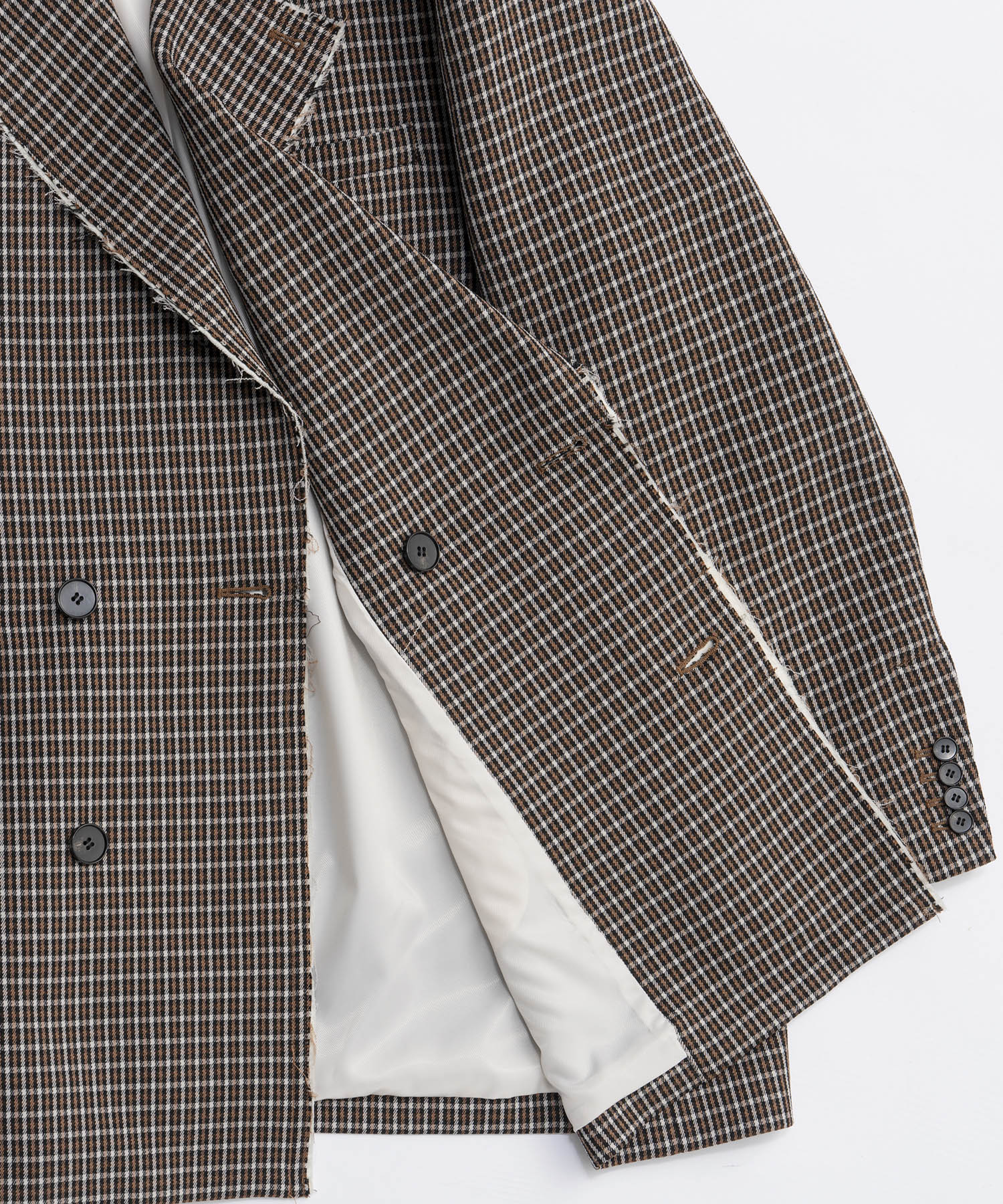 2way Hooded Scarf Cut Off Jacket