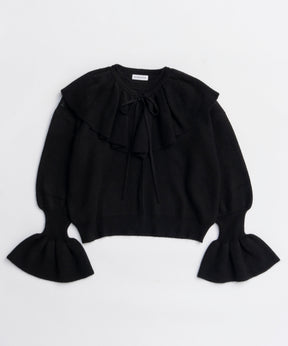 [25winter preoder] 2way ruffle collar 니트