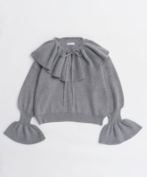 [25winter preoder] 2way ruffle collar 니트