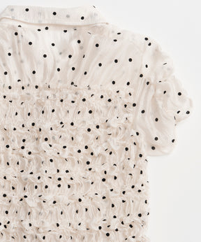【PRE-ORDER】Shirring French Sleeve Shirt
