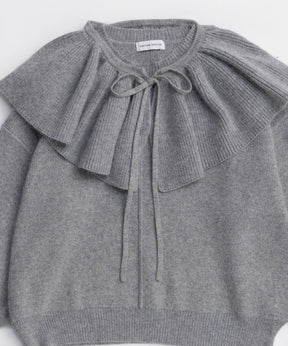 [25winter preoder] 2way ruffle collar 니트