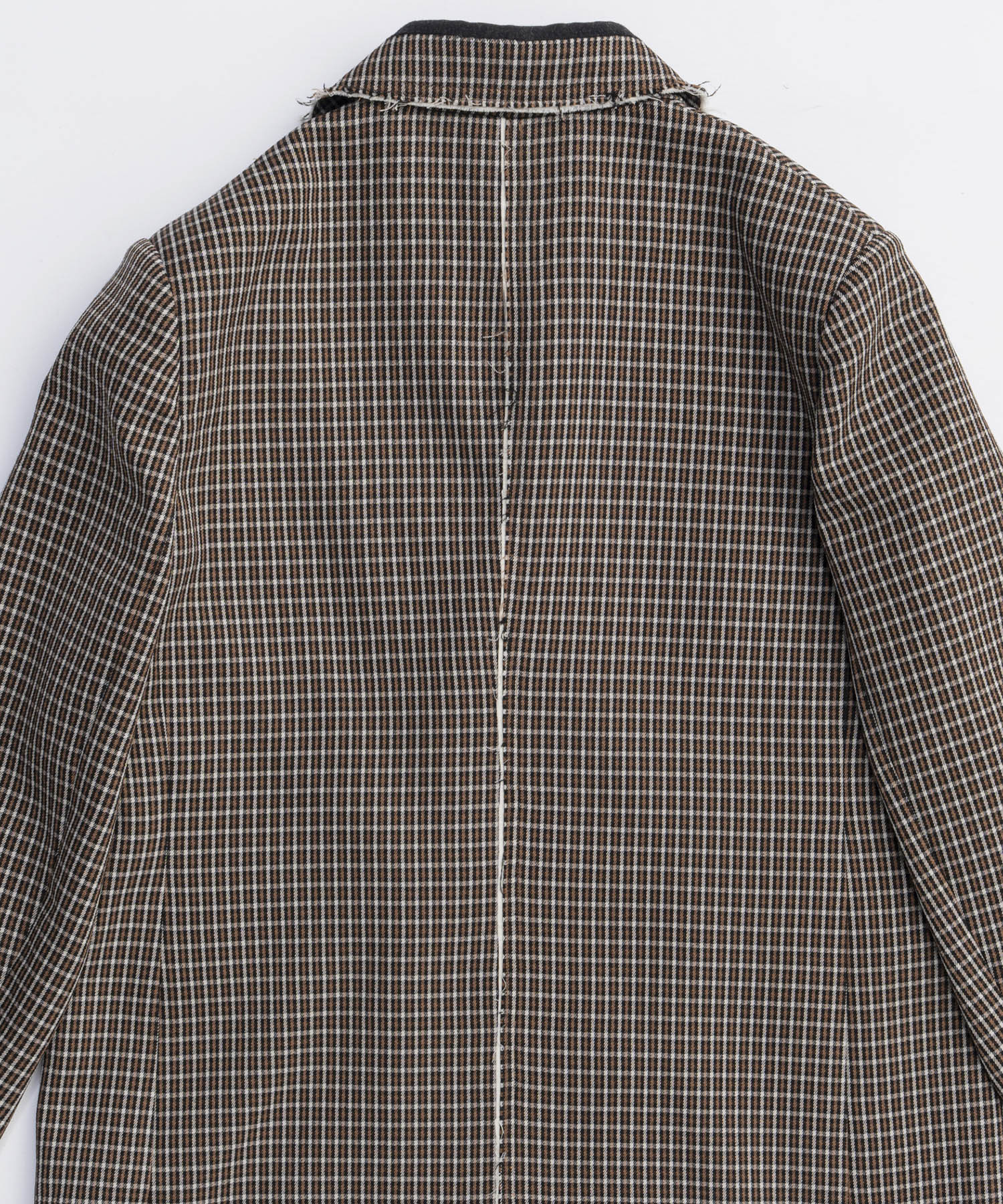 2way Hooded Scarf Cut Off Jacket