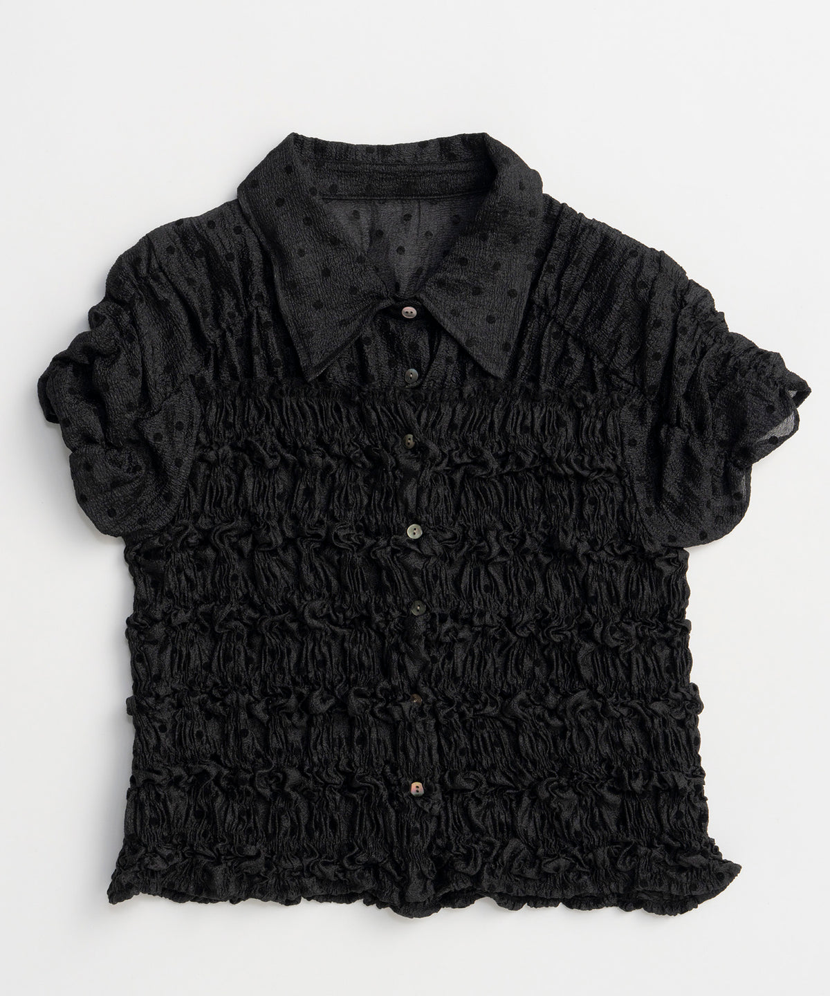 [2026Summer PRE-ORDER] Shirring French Sleeve Shirt