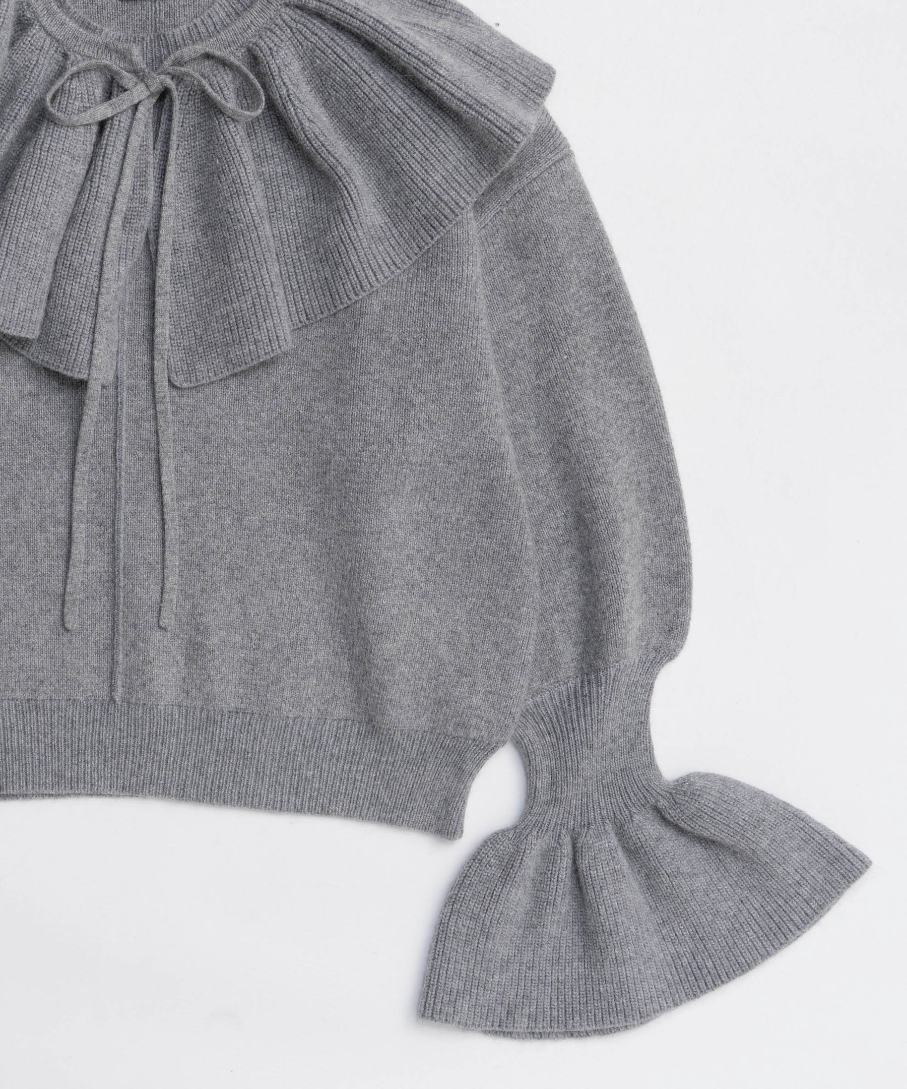 [25winter preoder] 2way ruffle collar 니트