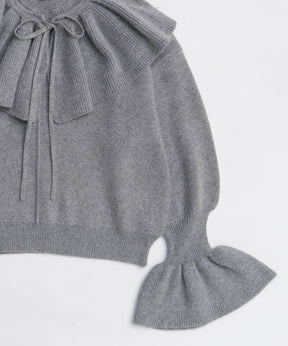 [25winter preoder] 2way ruffle collar 니트