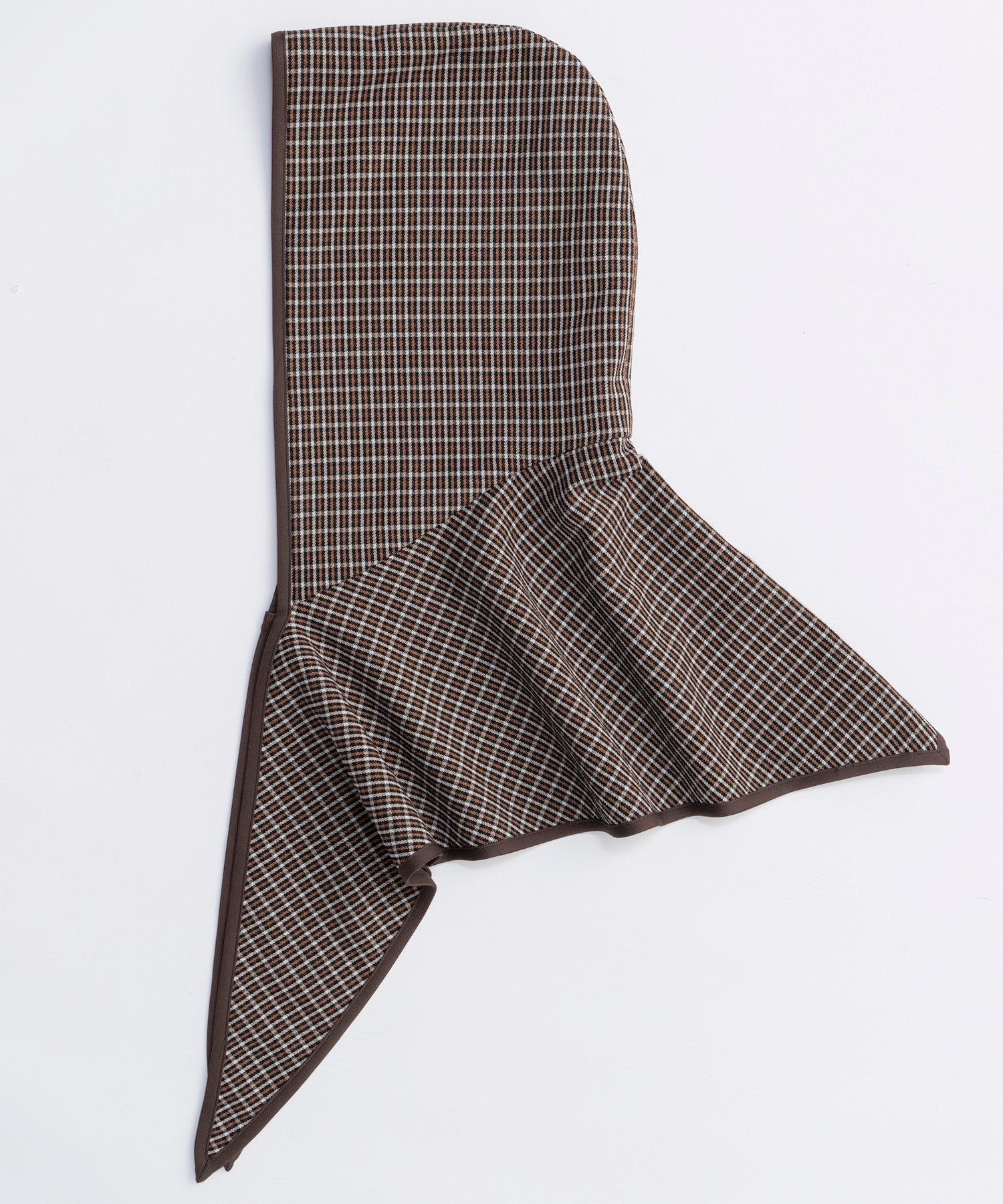 2way Hooded Scarf Cut Off Jacket