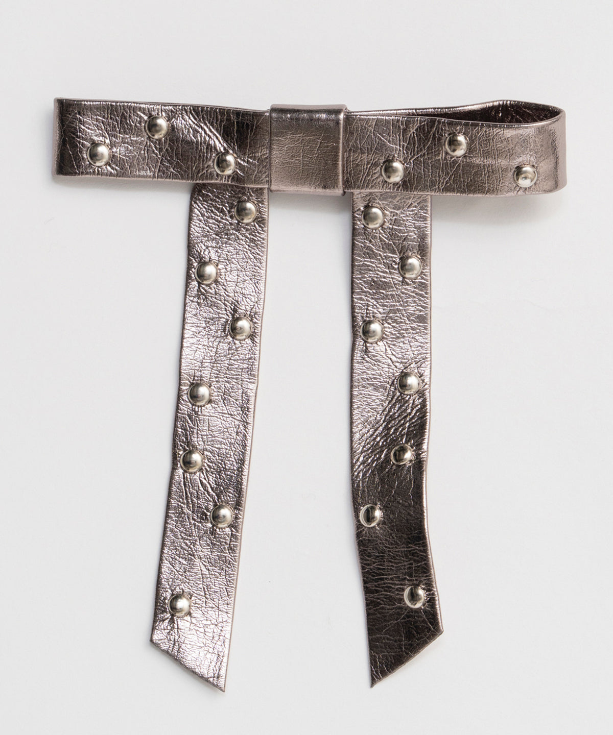 Leather Ribbon barrette