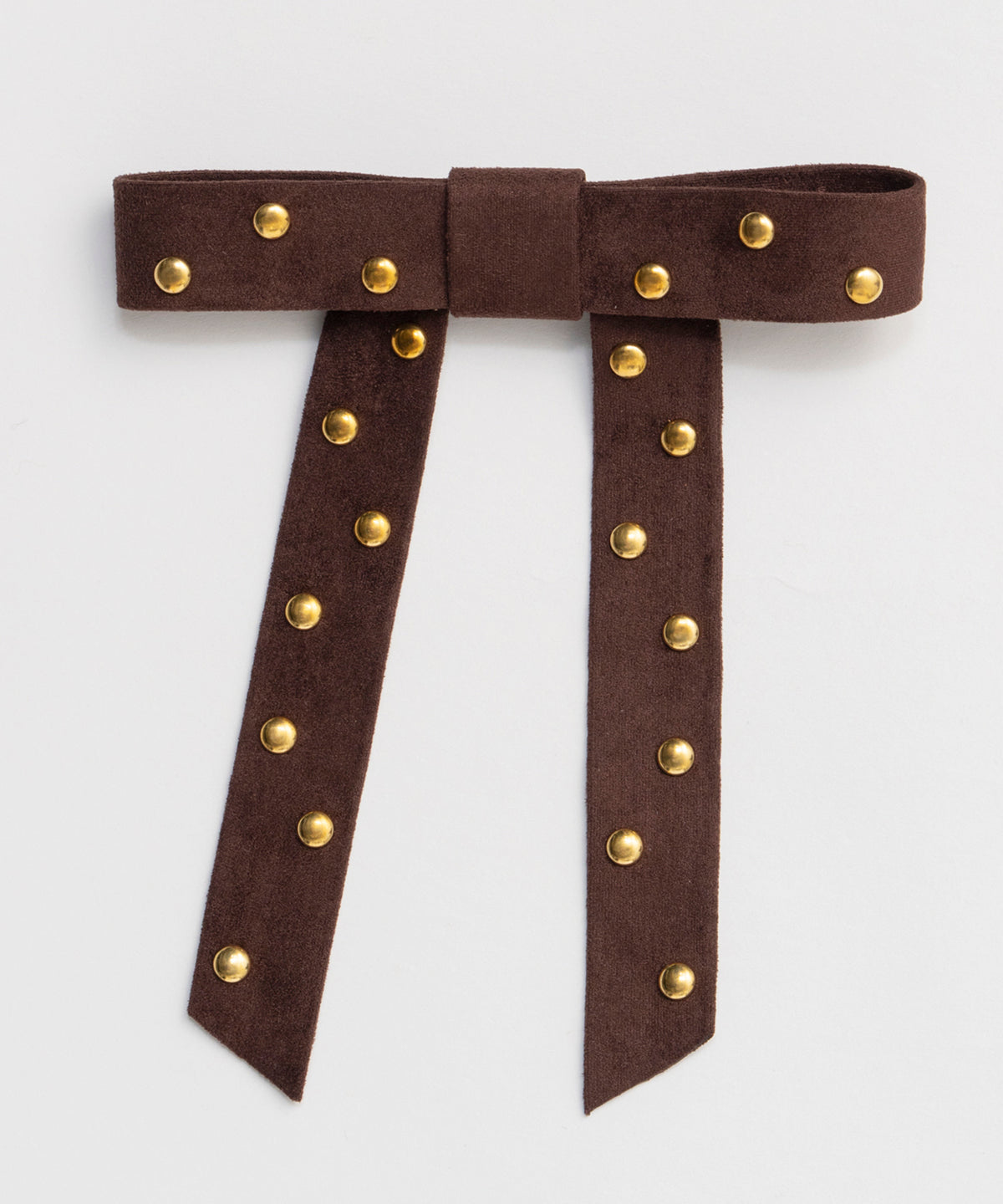 Leather Ribbon barrette