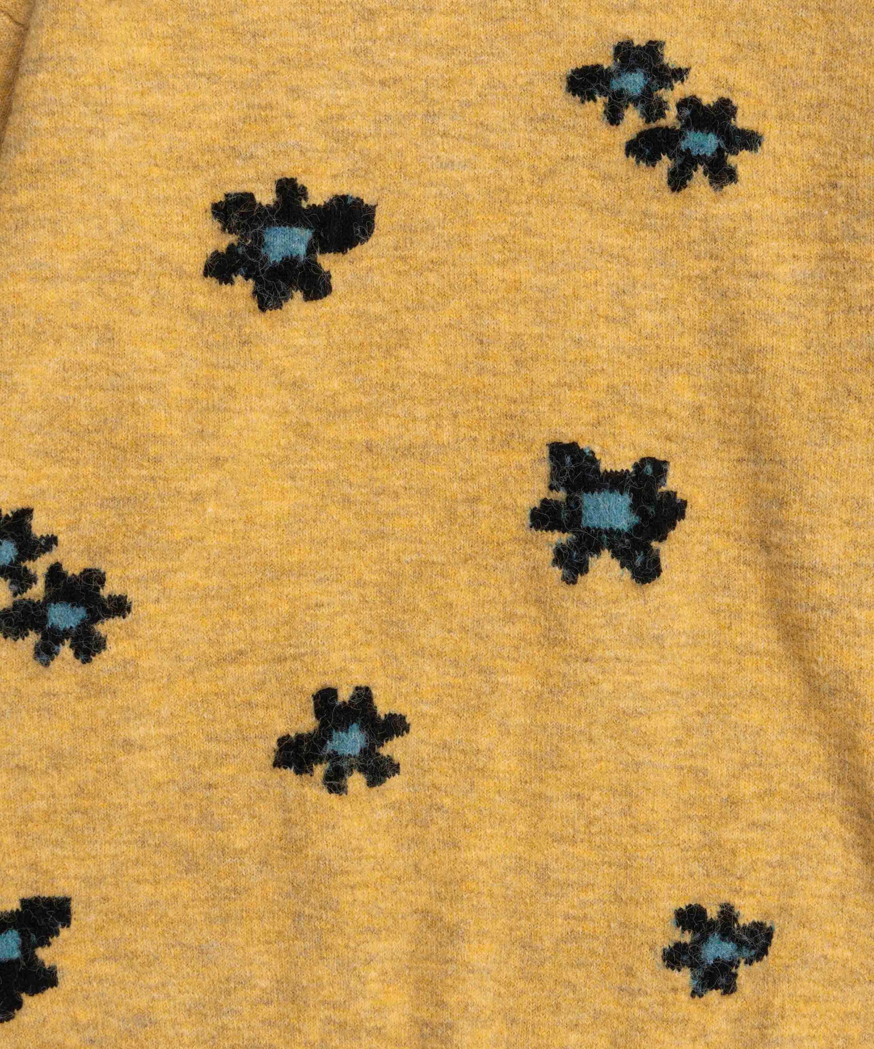 Many Flower Knit Pullover